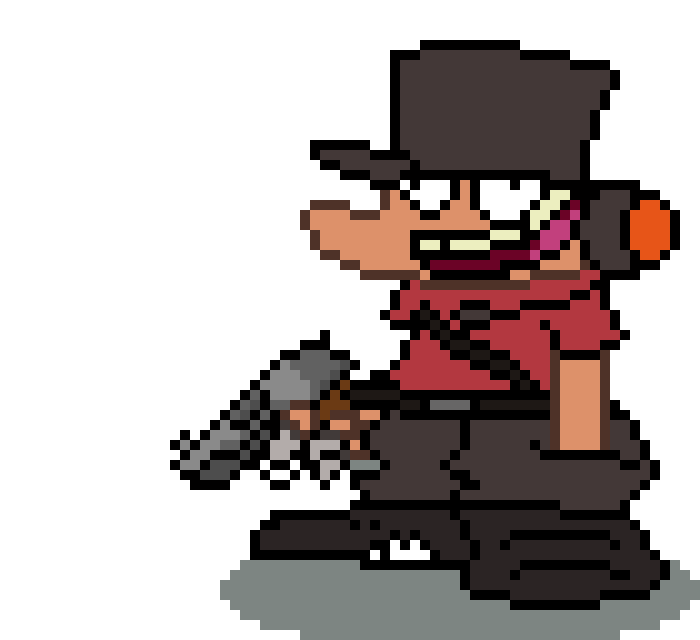 [1530ec] [Scout]  [i got a got a gun now. now you know that things are going down.]