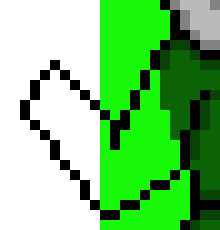 [342fe7] done with the other arm, now time to color in and shade.