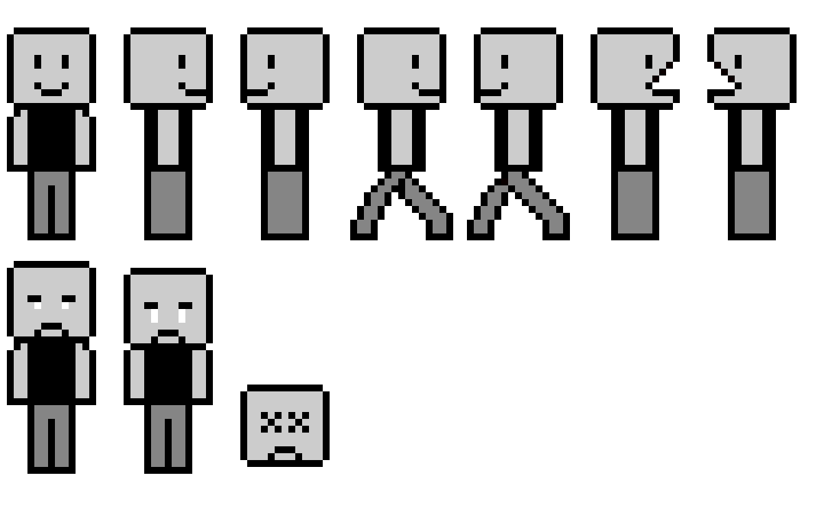 [240fea] Simple Steve Sprite Sheet