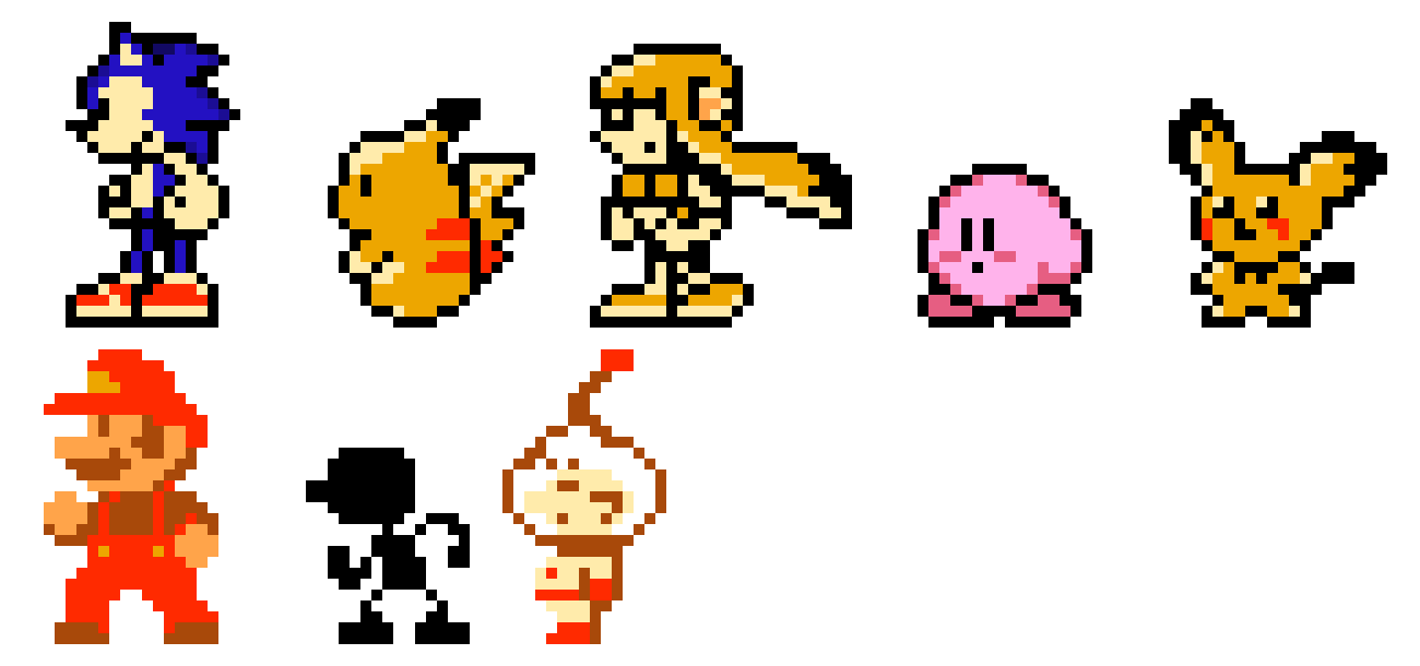 [2b9834] wth am i makeing smash bros art in a retro stile???