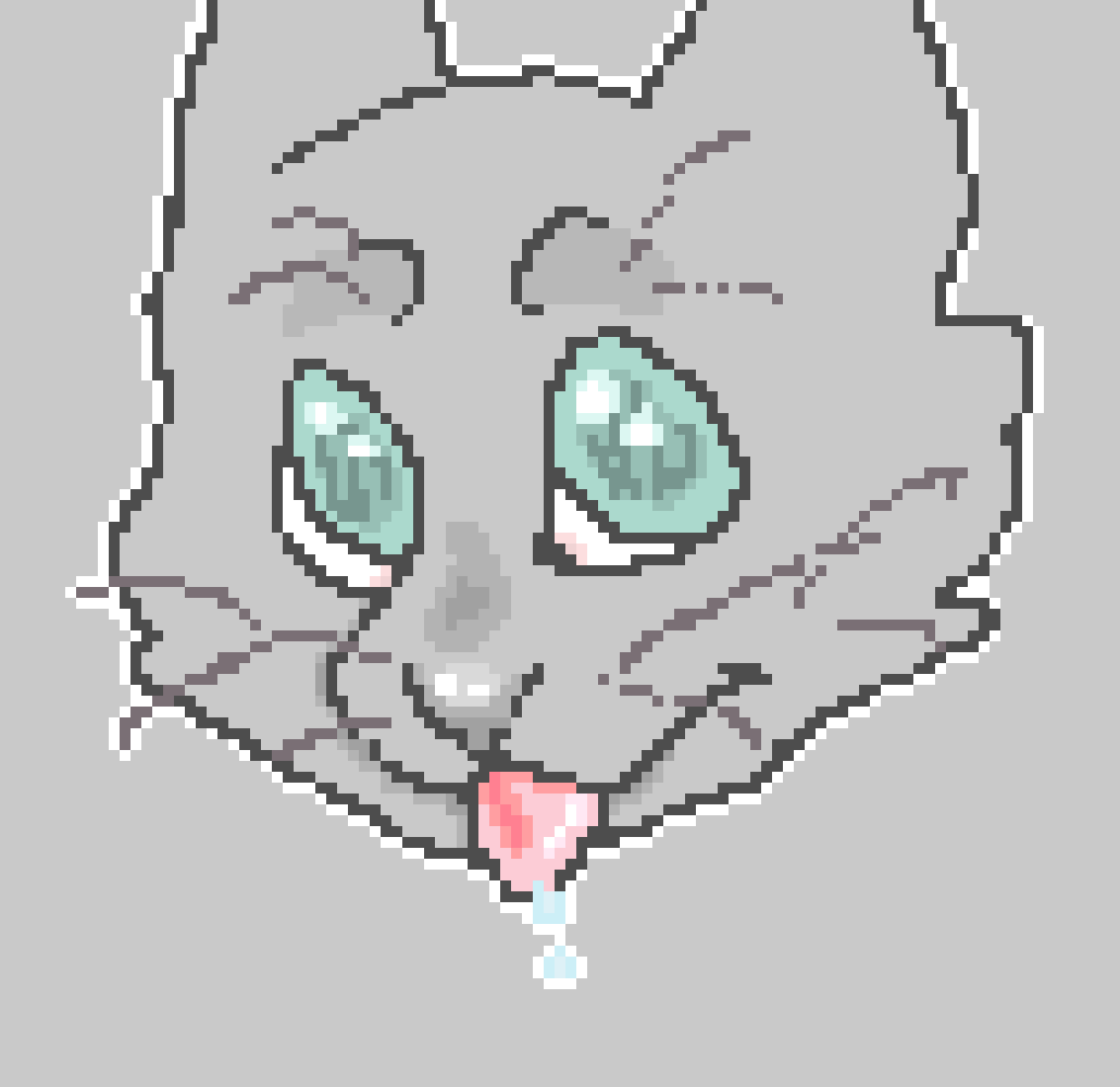 [9664c4] Cat drawn with Pixels