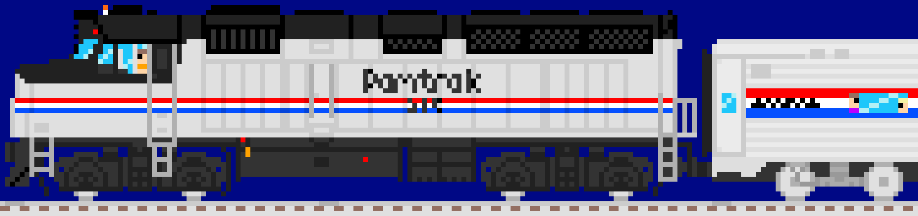 [fedf74] *The train would pull into the station, nearly completely empty.