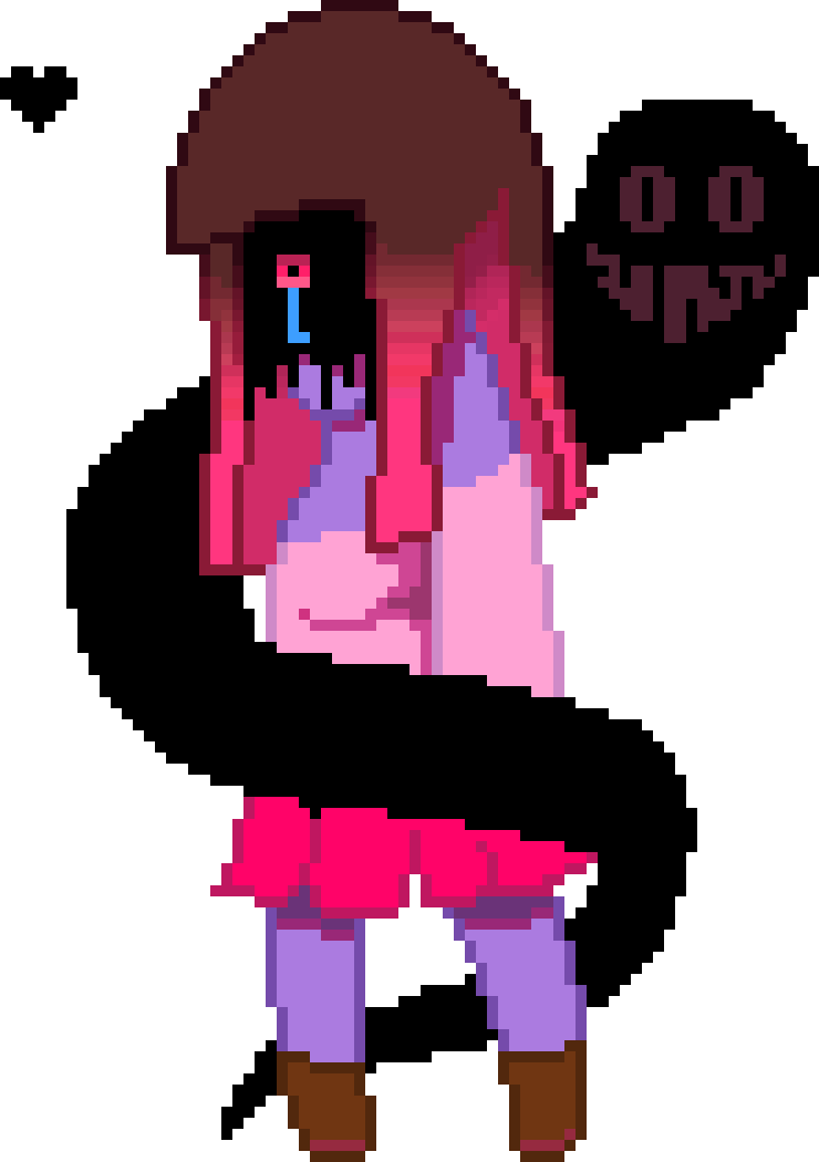 [ff2f9a] *Black particles start to emerge from her, and she begins to start dripping* HELP! TSD I CAN'T CONTROL IT!!!