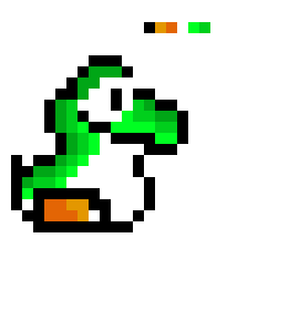 [9fa88c] *A baby yoshi appears in front of springtrap* - Spectral