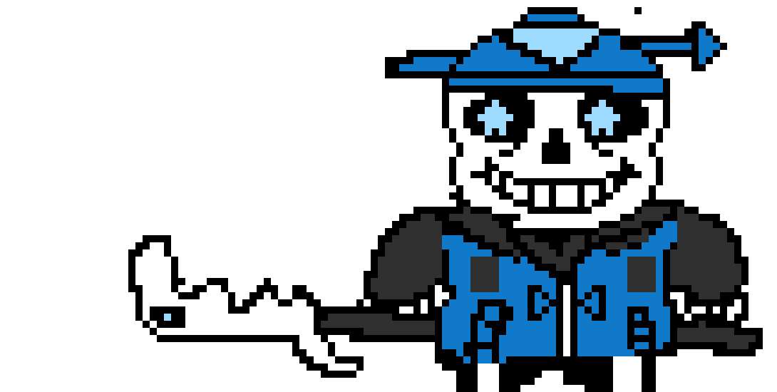 [024d87] Finally, I made Funtime sans from ask chill jevil and Funtime sans - Fresh!Ink sans