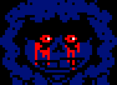 [2fbf6b] *the floor was covered in blood, crying in pain, while keeping his eyes on blizzard, so that he could fulfill what he said*