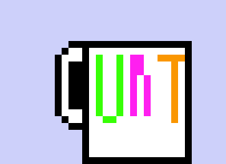 [05b0c1] Yeah, It's T Bean. I need to make a new T sprite but I am Lazy so I'm invisibly sipping from this mug I found on the ground near a staff and some glasses. It's strangely familiar.