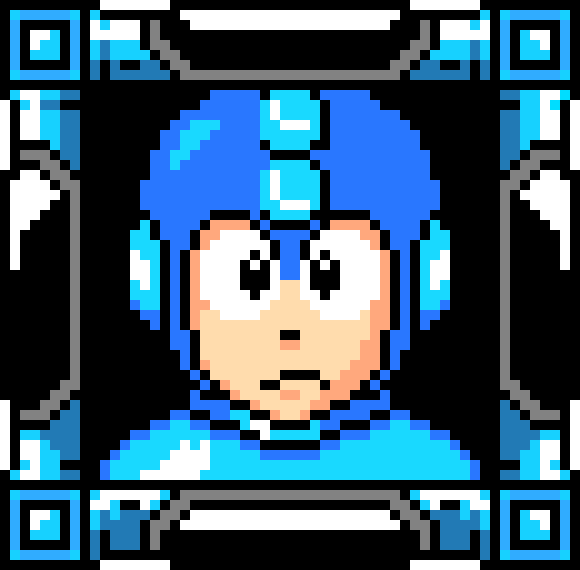 [9664c4] Mega Man Stage Select Mugshot Center