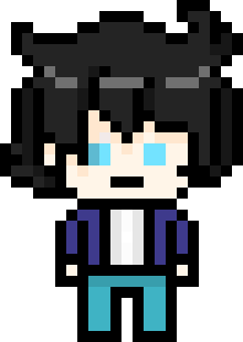 [32653b] danganronpa pixel sprite base haru takahashi