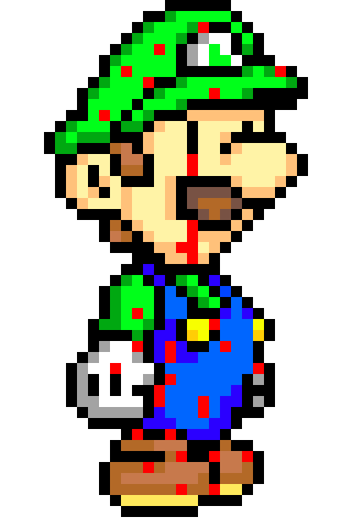 [9fa88c] *he shoot's back bones at horrortale like sans* - luigi.exe