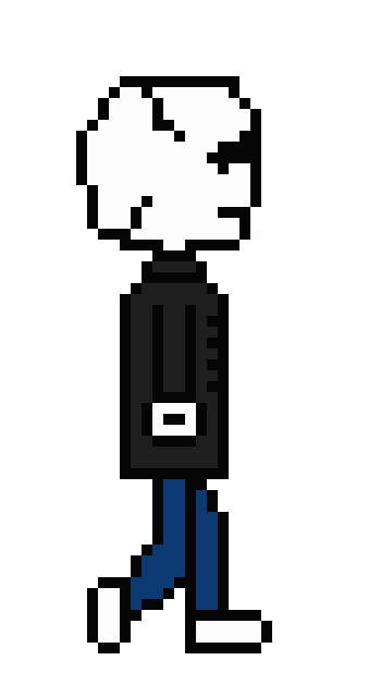 [9664c4] Gaster Repaired looking right Walking