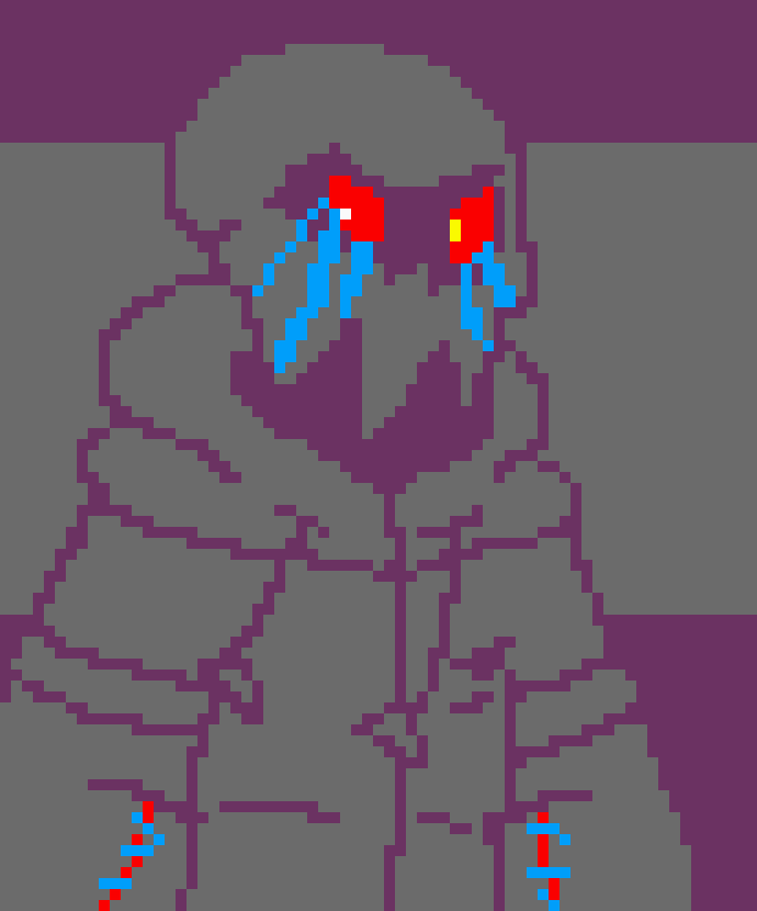 [7b7bce] -uses other arm to make strings tie around warrior-