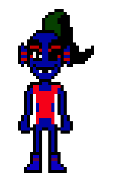 [9664c4] Horrortale Undyne Sprite