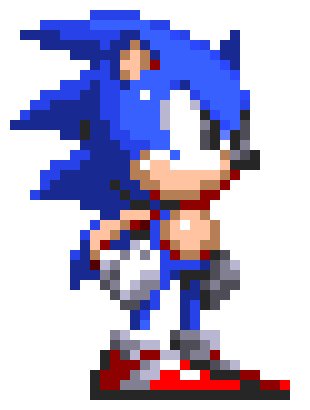 [431b57] Sonic Mania Sega Genesis Sonic sprite Pallete Converted To Sonic 3