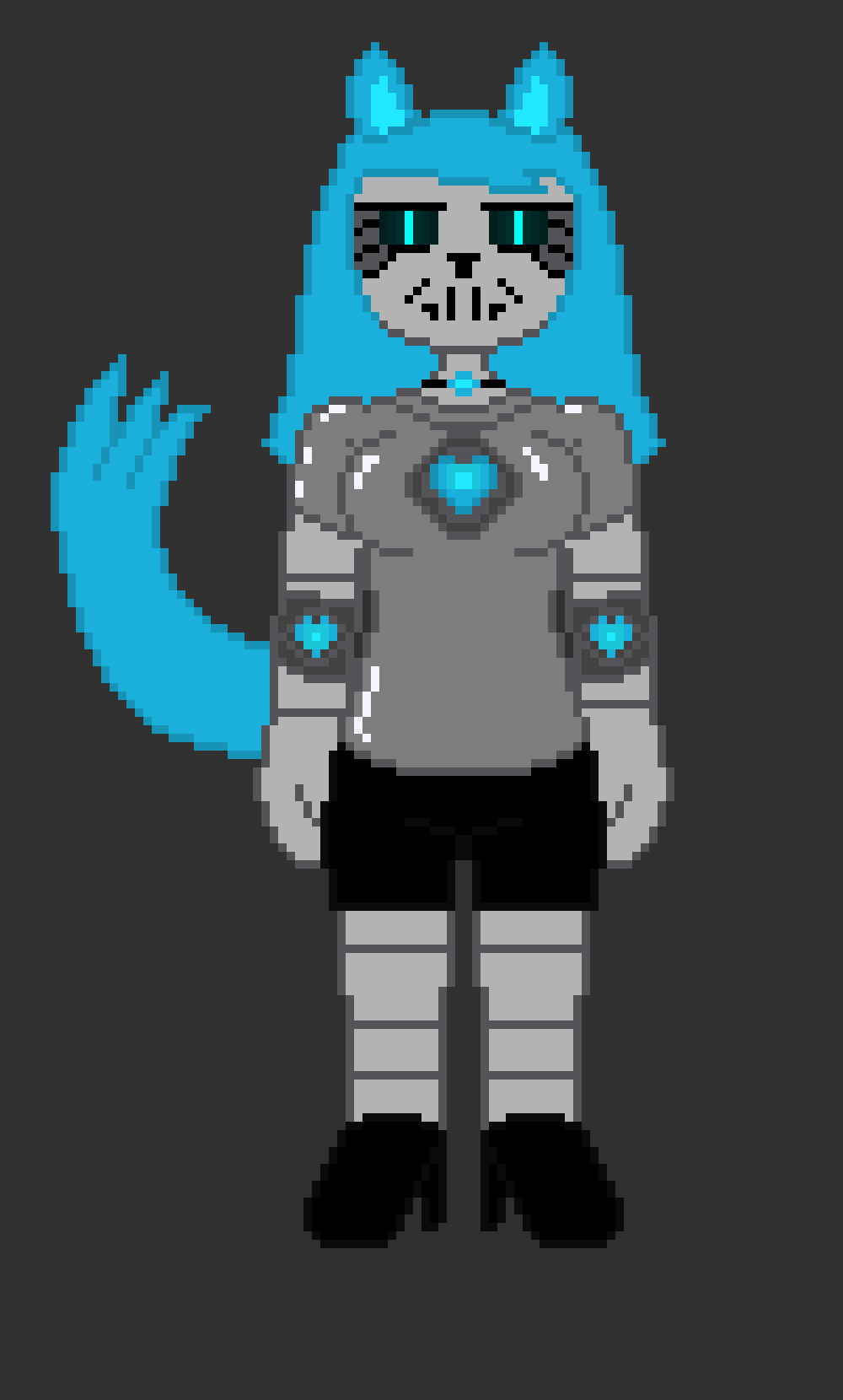 [4fbda4] ya know what would be a good idea boss...giving me stronger different looking armor..my armor kinda bland and looks like a shirt...-Evelyn