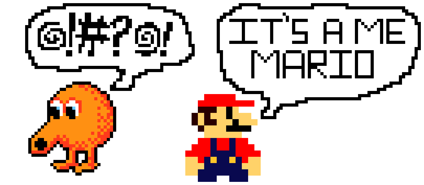 [9664c4] Qbert and Mario