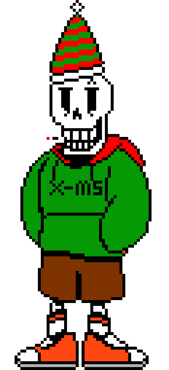 [8ea07b] Underswap Papyrus Sprite.