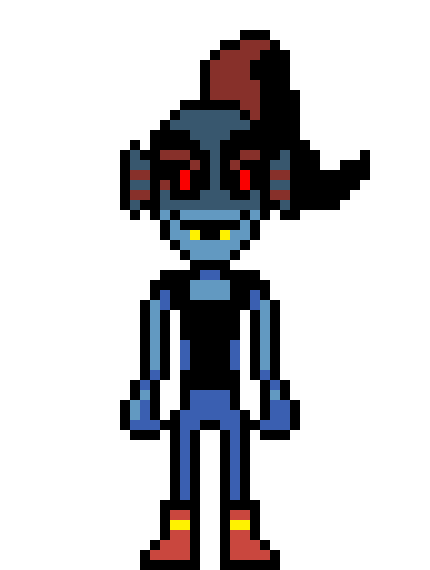[b60944] dust Undyne Overworld Sprite