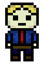 [5b75bd] danganronpa pixel sprite