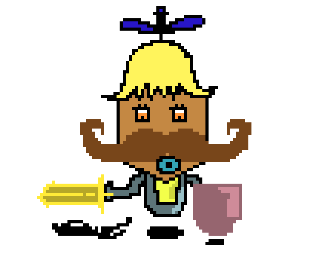 [9664c4] Floating warrior