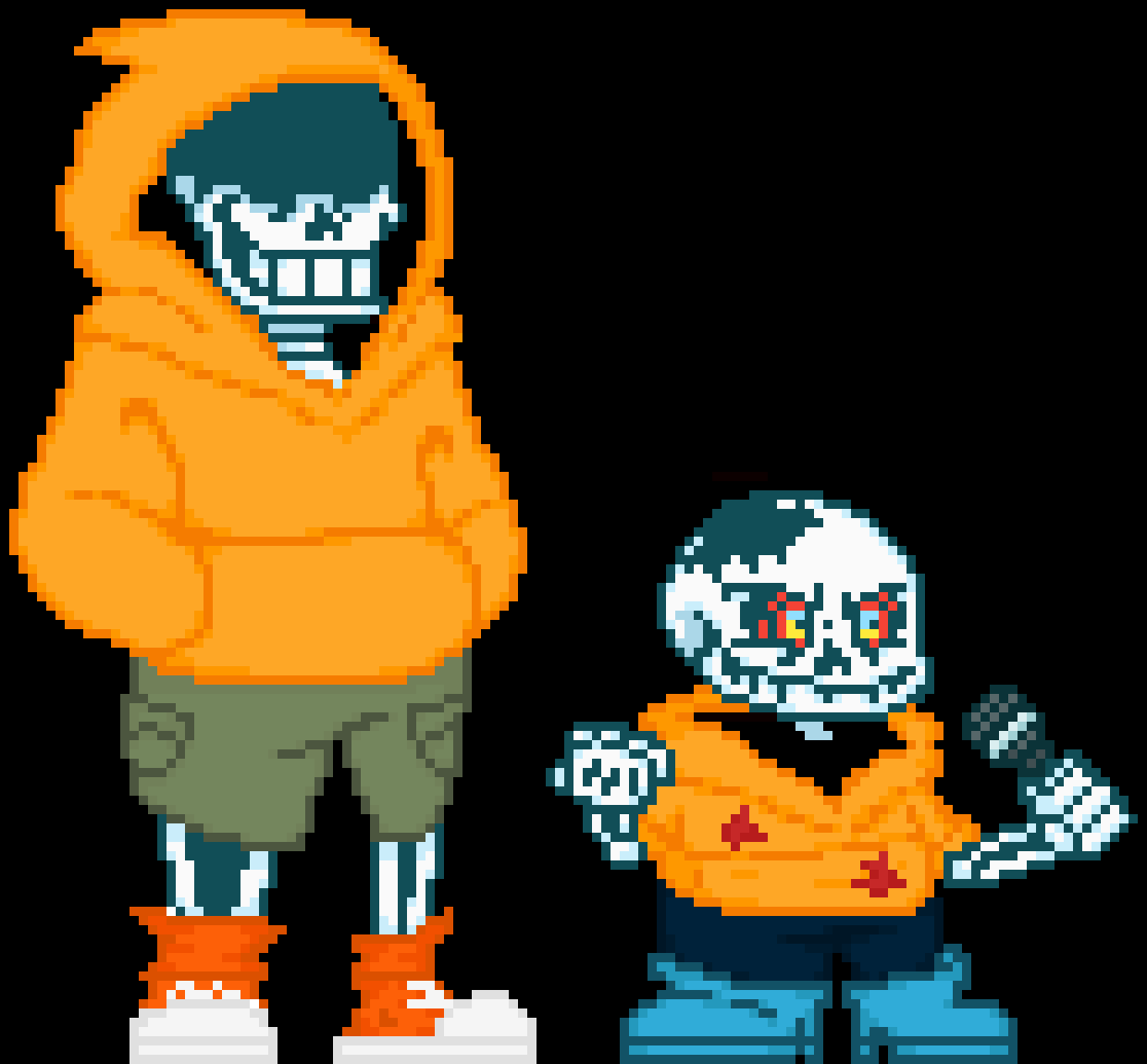 [11a9d7] -smiles- Lets rap! -Dusttrust sans (Deteriorate)