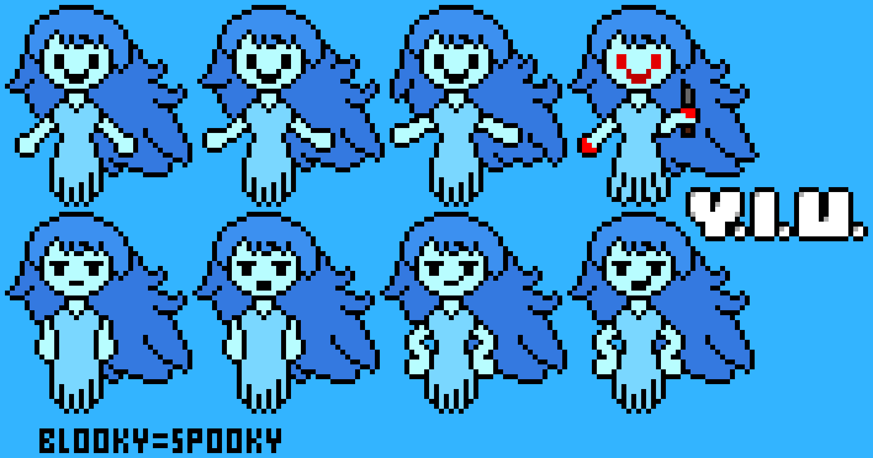 [9664c4] Your Indie Underground (My AU) Blooky = Spooky