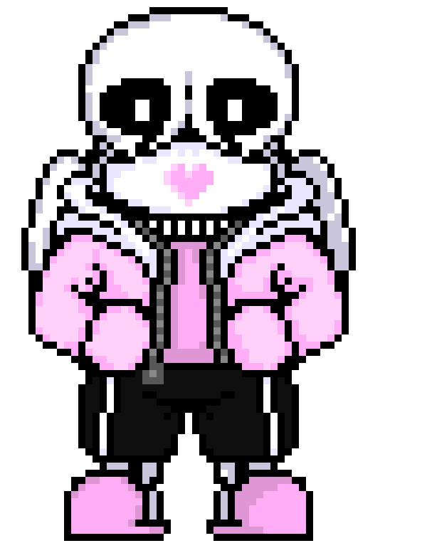[390dcd] oml i actually made a love themed sans, match, at least hes ready for COVID-19