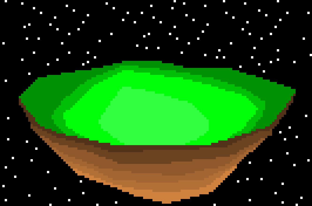 [95be89] -Your just... On a open field in space... There`s, no one here... A text box saying: "Waiting for more people", is in the middle of the field-