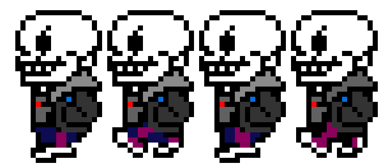[9664c4] UnderTale - Sans Walking Sprite Sheet