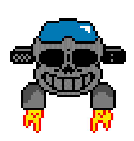 [11a9d7] I might be the first person to make phase 2 of sudden changes sans on PAM -Sans by LiterallyNoOne
