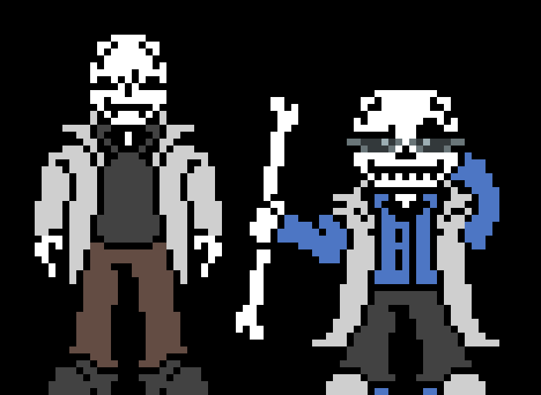 [57dac4] "Sans- I checked the statistics and- their name is Frisk and they're from 20XX?" "Gaster that's... that's the future."