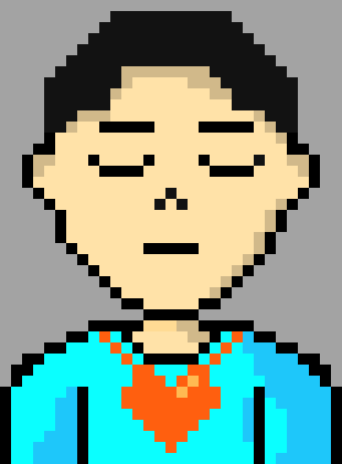 [05b0c1] *As you get closer, you see him rubbing his temples and saying "Shut up....shut up...shut up..." in a quiet voice.*