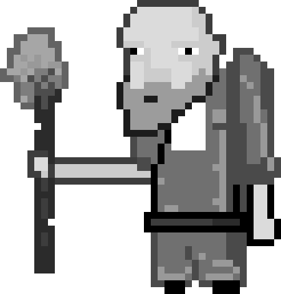 [3e623b] grayscale Janitor Kindergarten