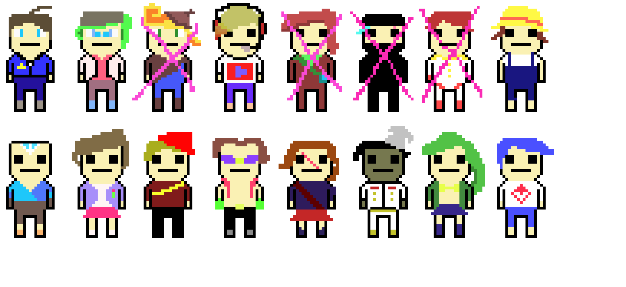 [9664c4] Danganronpa Killjoy characters 1-16