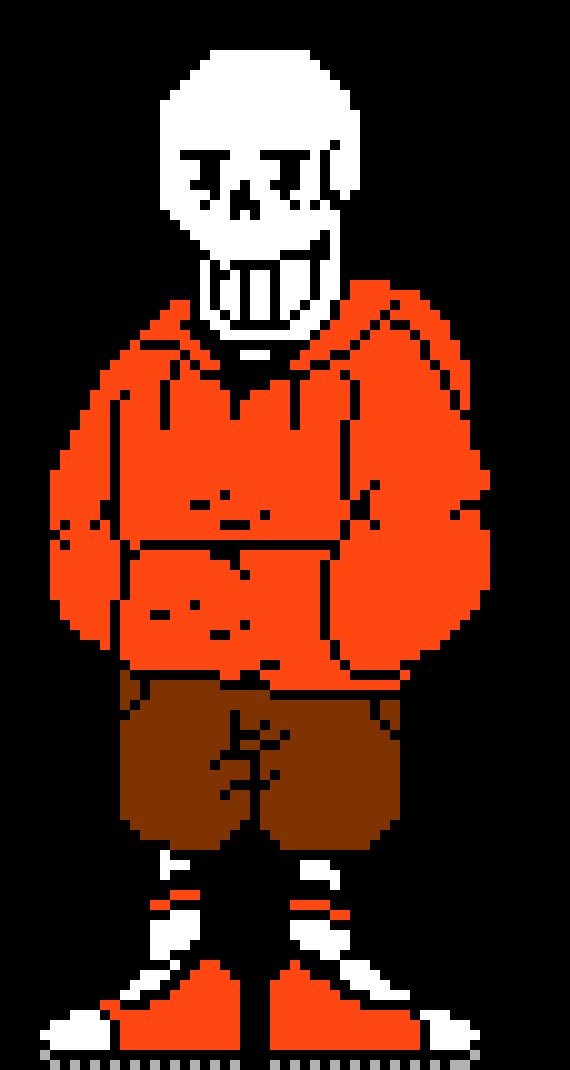 [1d620e] Underswap Papyrus Sprite but i try to make it look better