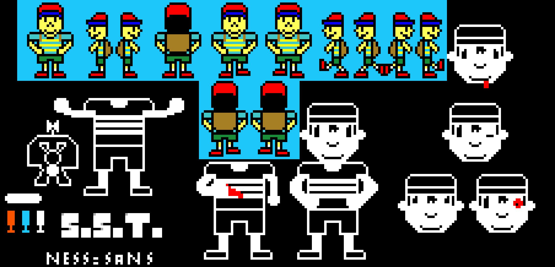 [9664c4] super smash tale (my au) ness = sans