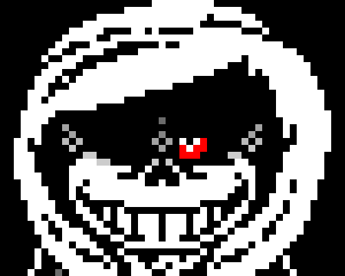 [583245] -Static cut of the music as the battle just ends passively and the bones are gone, while he lightly laughs a little- Ha... Got ya..... Did you really think I'd kill you?...