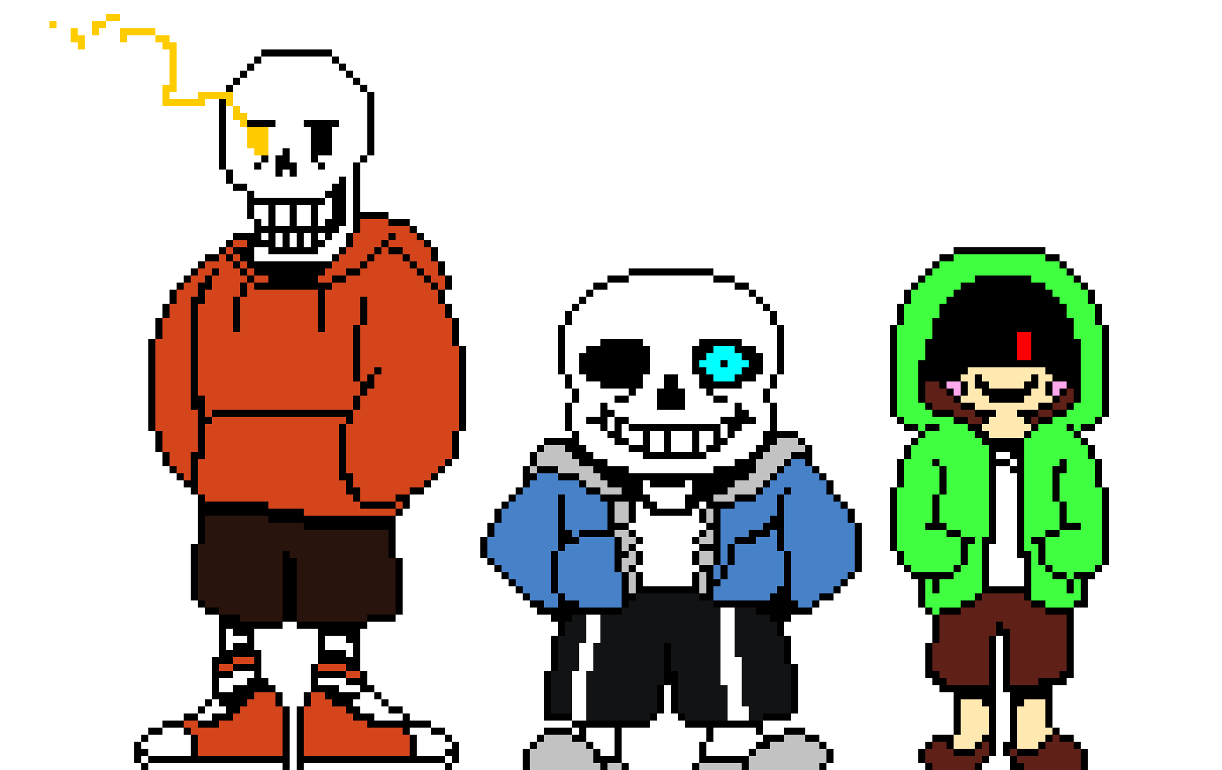 [84230f] The Bad Time Trio.