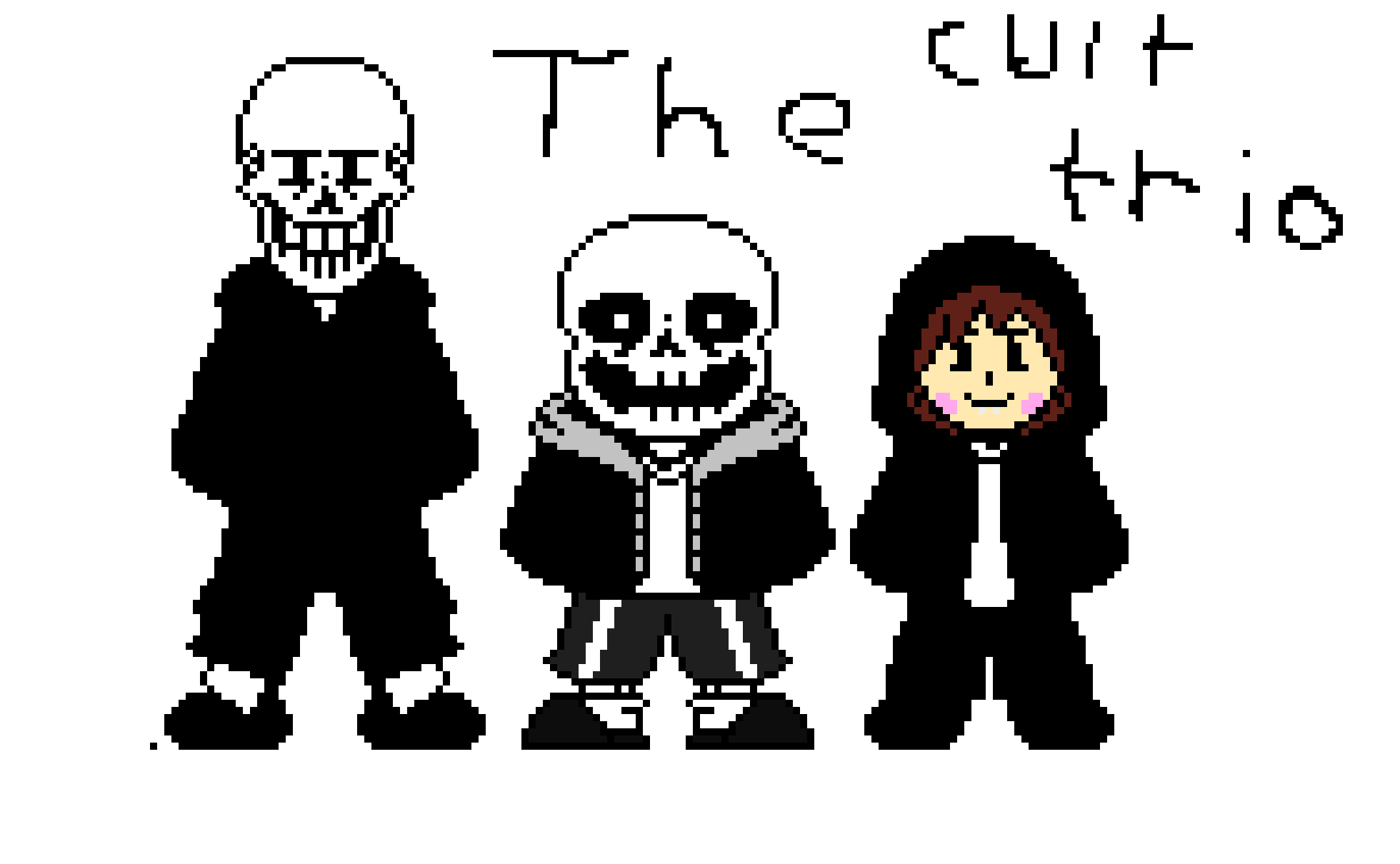 [65014e] Bad Time Trio Sans Papyrus and Chara