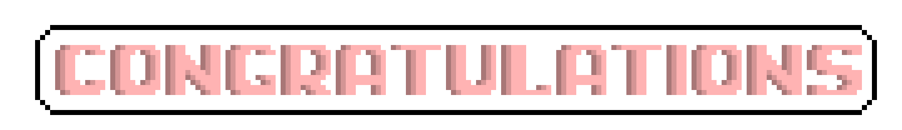 [e17309] Congratulations