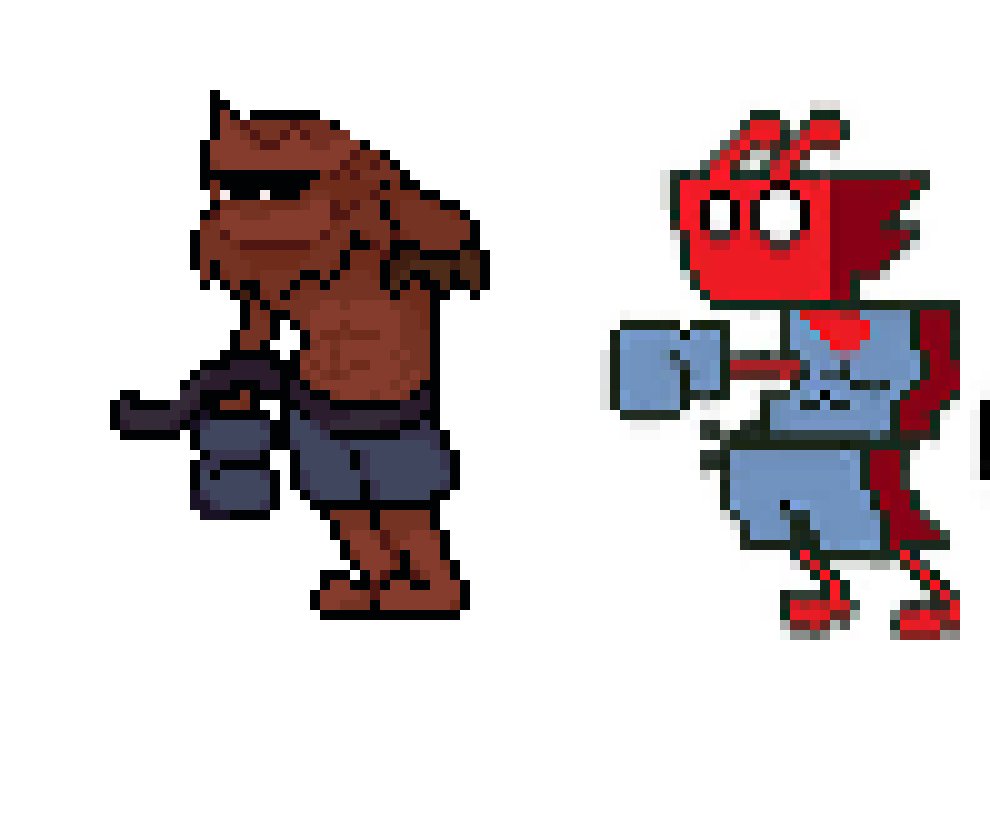 [5bbfd7] uh I didn't put much thought into it it was really just me giving him a shoulder pad but Ig that'd be interesting for in game lore 