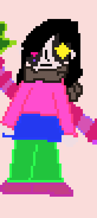 [904ba9] she backs away from the rainbow scraff girl.........................