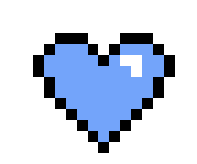 [21a899] Light Blue Heart