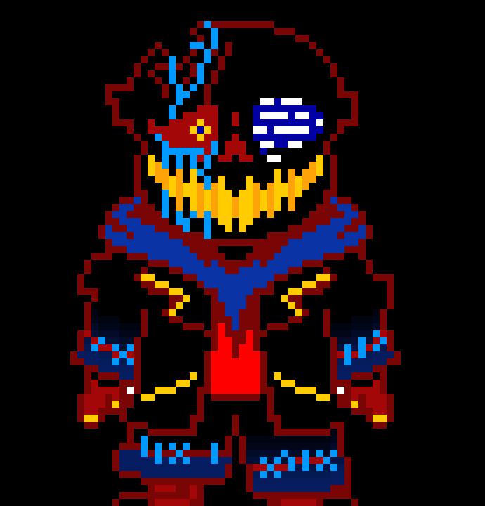 [95be89] *Glitched bones block King Squids way* F-F-FOOL!