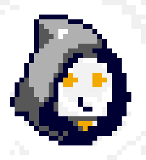 [dfb43a] Reaper Overwatch Pixel Face 