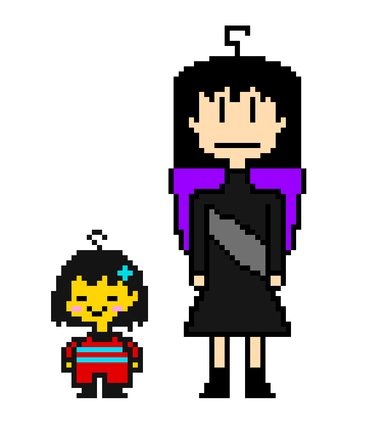 [aa02e1] Spellcastertale Frisk and Kate