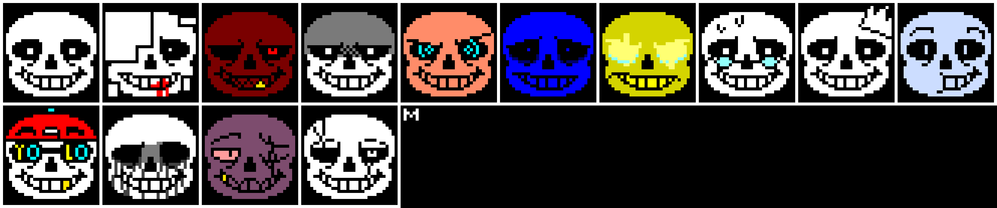 [78648d] 14 Sans AU's