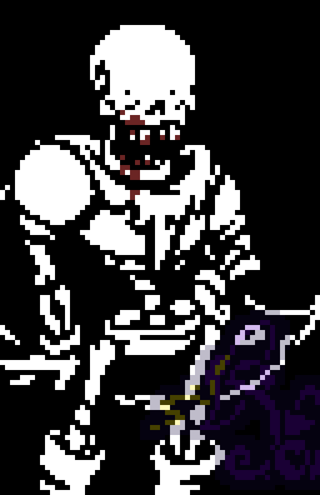 [450a4c] hello sans *walks up to horror* -MOAU