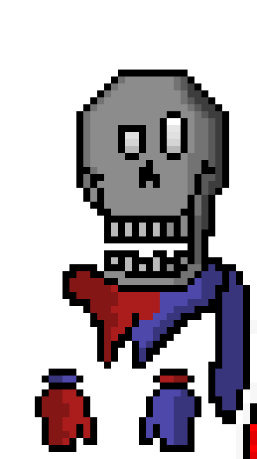 [fc6325] HALT... DONT MOVE (SUMMONS 50 BLUE BONES AROUND BEAN) NYEH HEH HEH YOU CANT ESCAPE NOW!