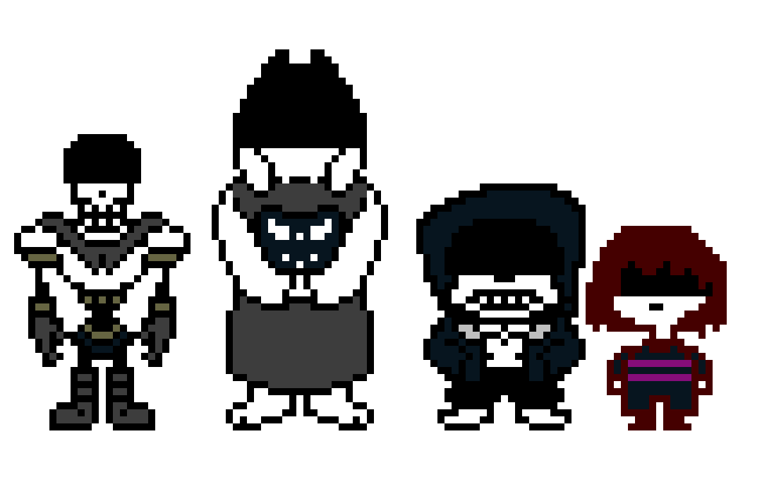 [870018] Undertale Characters as those werid gacha emos